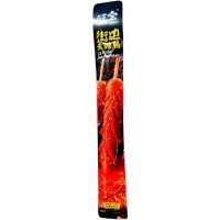 Снек WangBao Food - Гигантские Вегетарианские колбаски, острый вкус, 40гр.
