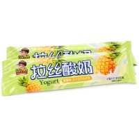 Жевательная конфета тянучка Rui Kang Foods Yogurt со вкусом Йогурта и Ананаса