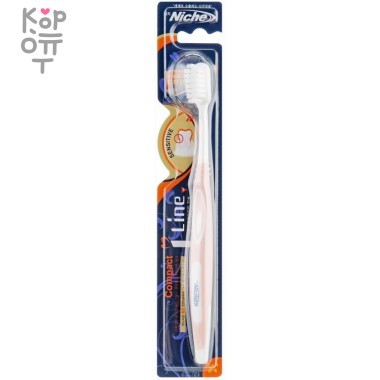 NICHE Зубная щетка I LINE Slim - для чувствительных зубов и десен — Корейские товары для всей семьи(КорОпт)