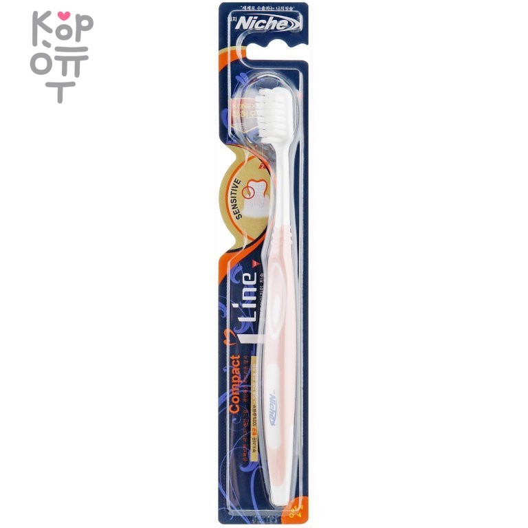 NICHE Зубная щетка I LINE Slim - для чувствительных зубов и десен, купить с доставкой на дом фото 1 — Корейские товары для всей семьи(КорОпт)