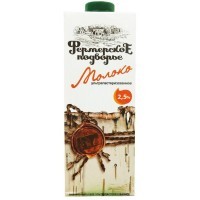 Молоко 2,5%, Фермерское подворье, 1л