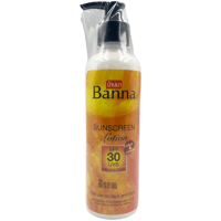 Banna Sunscreen Lotion SPF 30 UVB PA +++ UVA - Солнцезащитный лосьон для лица и тела SPF 30 UVB PA +++ UVA.