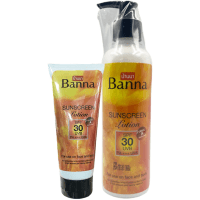 Banna Sunscreen Lotion SPF 30 UVB PA +++ UVA - Солнцезащитный лосьон для лица и тела SPF 30 UVB PA +++ UVA.