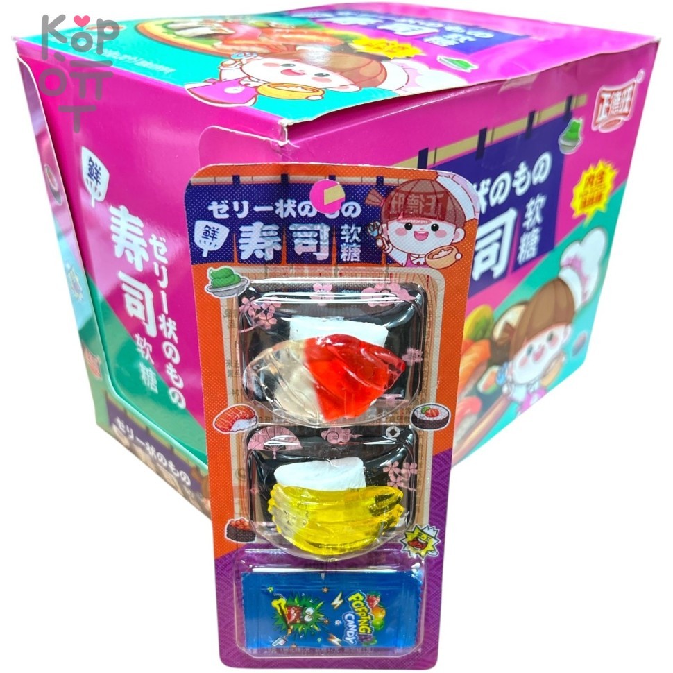 Жевательный фруктовый мармелад Zheng Pop Rocks Суши сет взрывашка - Амояма, купить с доставкой на дом фото 1 — Корейские товары для всей семьи(КорОпт)