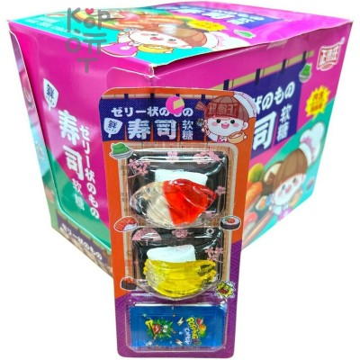Жевательный фруктовый мармелад Zheng Pop Rocks Суши сет взрывашка - Амояма