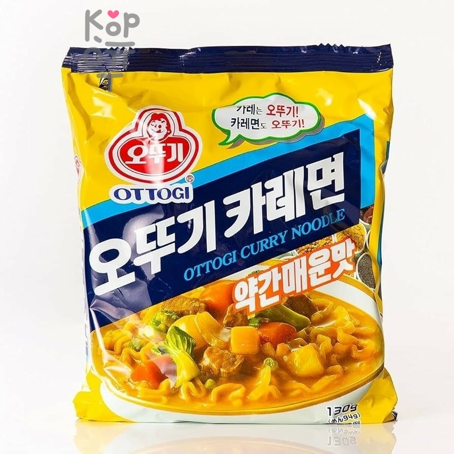 OTTOGI Curry Noodle - Лапша со вкусом Карри, средне-острая 130гр.