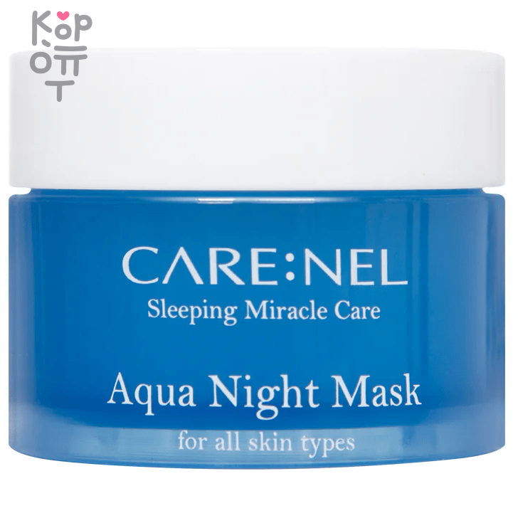 CARE:NEL Aqua Night Mask - Ночная увлажняющая маска для лица, 15гр.