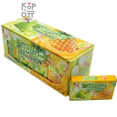 Конфеты GuangDong Фруктовое ассорти, Яблоко и Ананас
