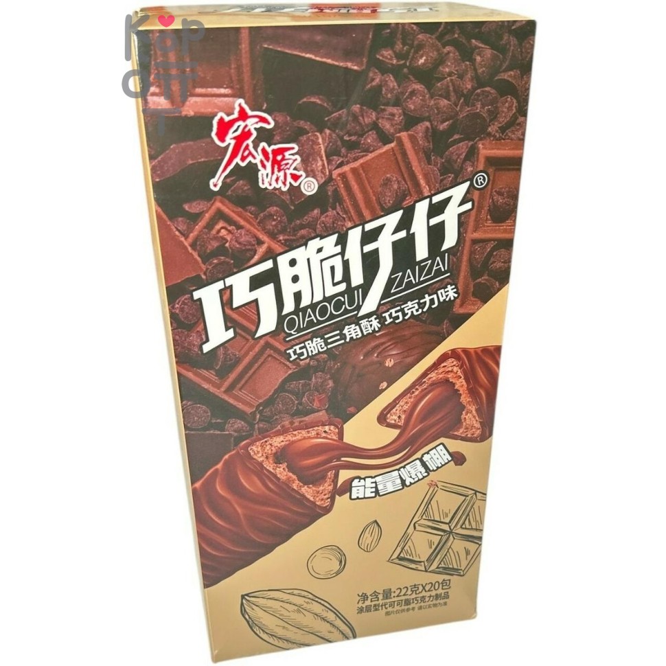 Zai Zai Crisp Angle Cakes - Хрустящее злаковое Фитнес печенье с Шоколадом и кремовой начинкой