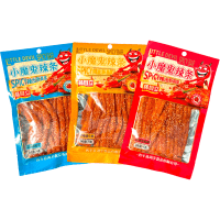 Снэк Little Devil Spicy Bar - Исчадье Ада, закуска для маленького дьяволенка, мягкие круглые палочки, 76гр.