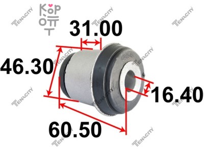 Сайлентблок MK335060 AAMMI1103, M24FB70P CANTER FB70 2003- переднего верхнего рычага RBI