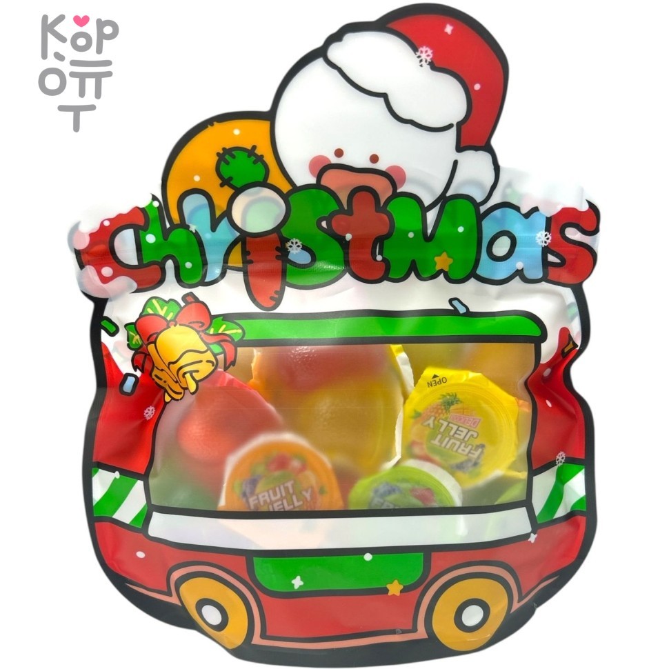 Желе фруктовое Little Christmas фруктовое ассорти, купить с доставкой на дом фото 1 &mdash; Корейские товары для всей семьи(КорОпт)