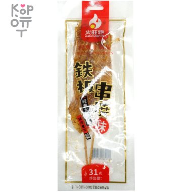 Снек Tieban - Шашлычки на шпажке, огненный вкус, 31гр. — Корейские товары для всей семьи(КорОпт)