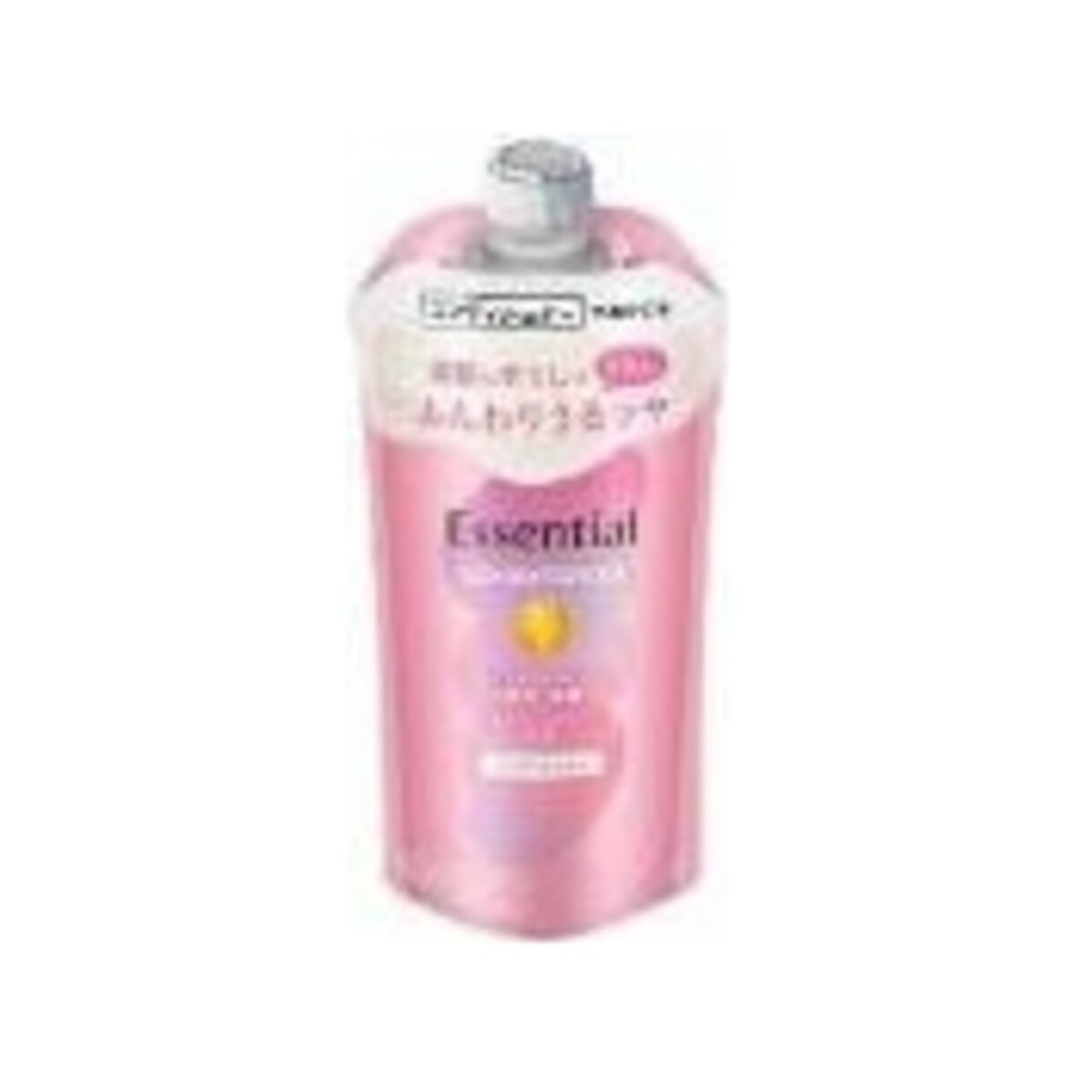 KAO Essential — кондиционер для волос, лёгкость и увлажнённый блеск, сменная упаковка, 300 миллилитров