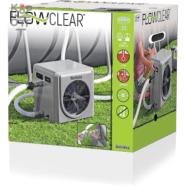 Тепловой насос Bestway 58748 Flowclear Air Energy Heat Pump для нагрева воды в бассейне, 4 кВт — Корейские товары для всей семьи(КорОпт)