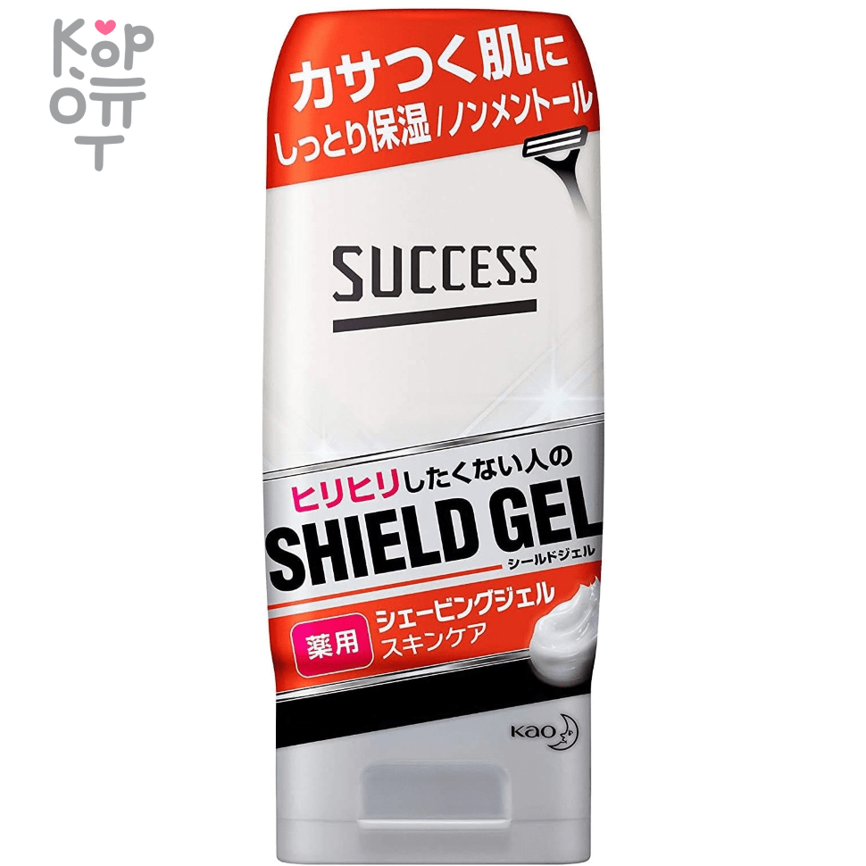 KAO Success  Увлажняющий гель для бритья для бритв с двойным лезвием 180гр., купить с доставкой на дом фото 1 — Корейские товары для всей семьи(КорОпт)