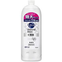 KAO CuCute Natural Days + - Средство для мытья посуды и кухонных раковин с лимонной кислотой, без аромата.