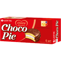 Lotte Choco Pie - Глазированное классическое печенье Чокопай.