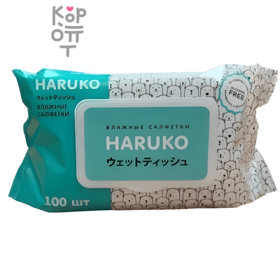 Салфетки влажные HARUKO 100шт.