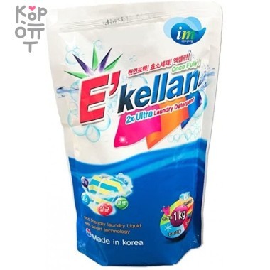 E&#039;kellan Ultra - Стиральный порошок 1кг — Корейские товары для всей семьи(КорОпт)