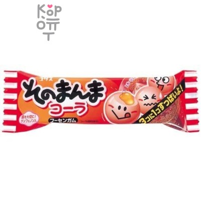 Coris Manma Cola cousen gum - Жевательная резинка со вкусом Колы, шары(1 из 3-х - кислый) 14,4гр.