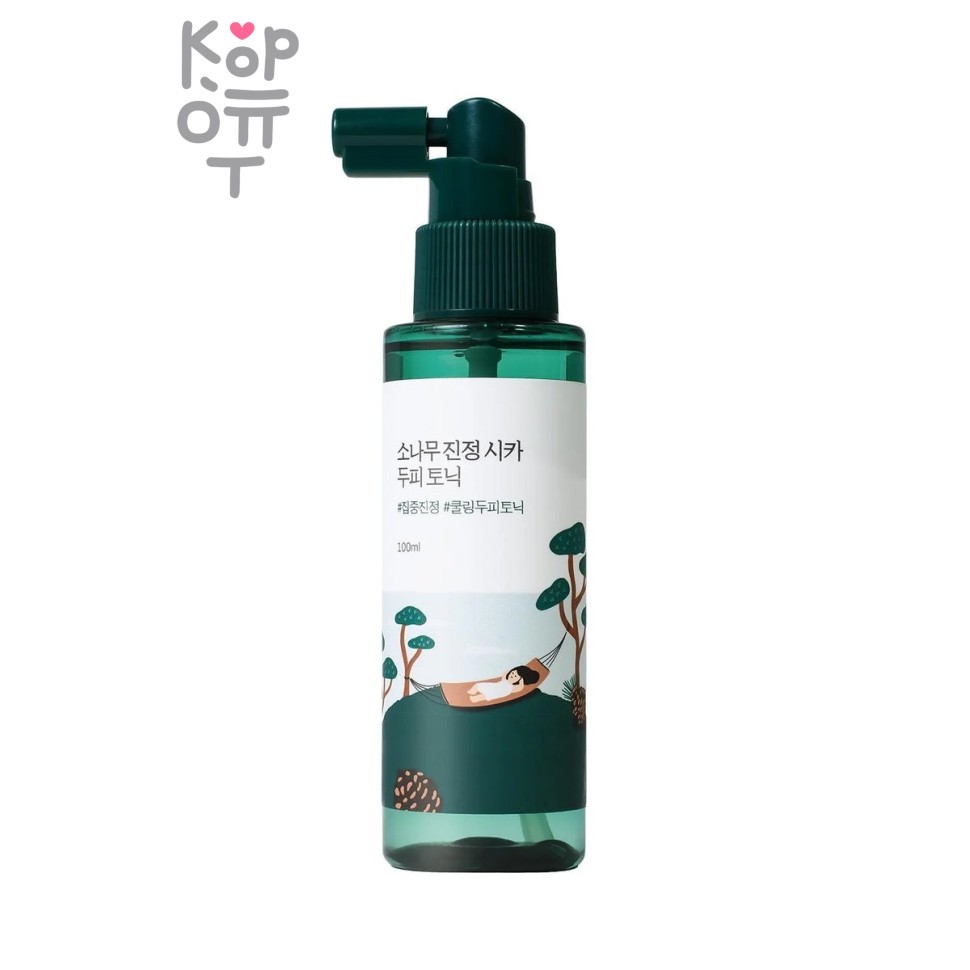 ROUND LAB Pine Calming Cica Scalp Tonic - Себорегулирующий тоник для кожи головы 100 мл