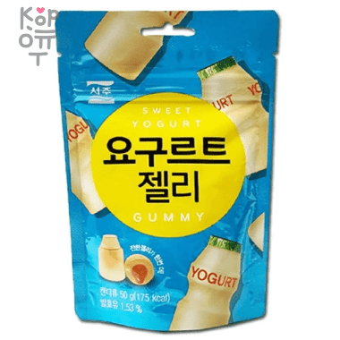 Seoju Yogurt Gummy Jelly - Мармелад со вкусом Йогурта, 50гр. — Корейские товары для всей семьи(КорОпт)