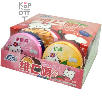 Драже Kitten Candy с витамином С и вкусом фруктов, 10гр.