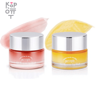 Petitfee Oil Blossom Lip Mask - Увлажняющая ночная маска для губ 15мл. — Корейские товары для всей семьи(КорОпт)