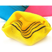Korean Glove Basic Exfoliating - Мочалка с эффектом скраба Цвет - жёлтый 14*15 см 20 шт