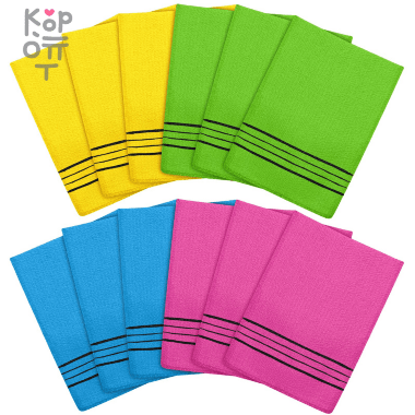 Korean Glove Basic Exfoliating - Мочалка с эффектом скраба 14см.*15см. &mdash; Корейские товары для всей семьи(КорОпт)