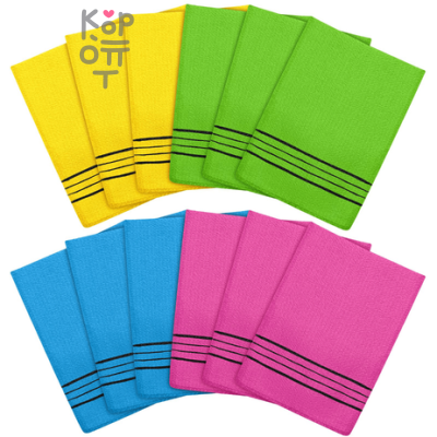 Korean Glove Basic Exfoliating - Мочалка с эффектом скраба 14см.*15см.