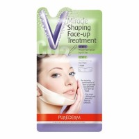 Purederm Miracle Shaping Face-up Treatment - Корректирующая маска для коррекции овала лица, 1 шт.