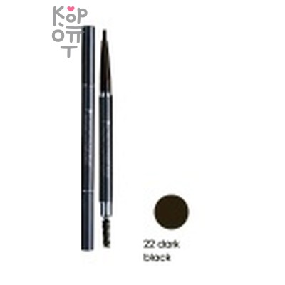 Prorance Auto Eyebrow Pencil Color N22 Dark Black Brown - Карандаш автоматический для бровей N22 темно-черно-коричневый 0,2 гр