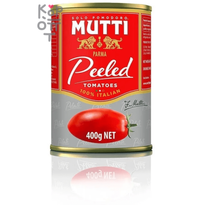 Mutti Pelati Томаты очищенные целые в томатном соке, жестяная банка, 400 г