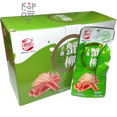 Снек Hisin Food - Вегетарианские крабовые палочки, 14гр.