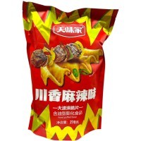 Чипсы в Гигантской упаковке DauTasteHome большая волна со вкусом барбекю с сычуаньскими пряностями, 270гр.