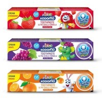 LION Kodomo Toothpaste Cream, Ultra Shield - Детская Зубная паста, Крем-формула 80гр., от 6 месяцев
