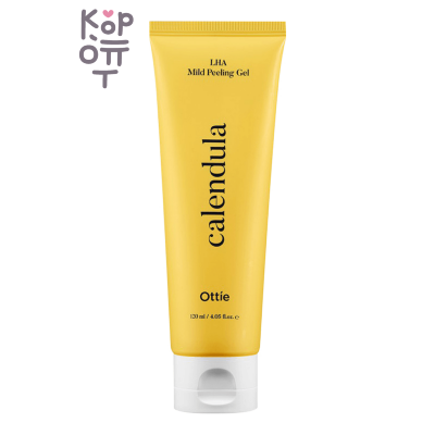 Ottie — Calendula LHA Mild Peeling Gel — Мягкий пилинг-гель с календулой и LHA, 120 мл