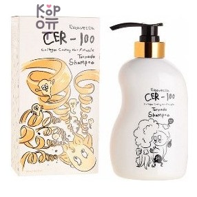 Elizavecca CER-100 Collagen Coating Hair Muscle Hell-Tornado Shampoo — Восстанавливающий шампунь для волос с коллагеном, 500 мл
