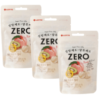 Lotte Zero Sugar Free Fruits Jelly - Мармелад жевательный без сахара со вкусом Персика и Киви 52гр.