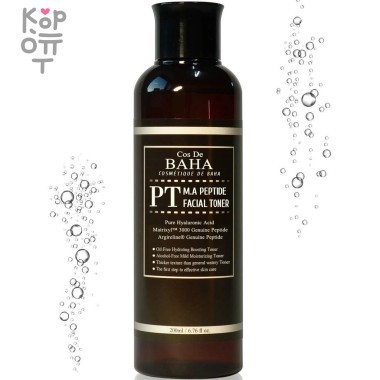 Cos De Baha PT M.A Peptide Facial Toner - Пептидный концентрированный тонер 200мл — Корейские товары для всей семьи(КорОпт)