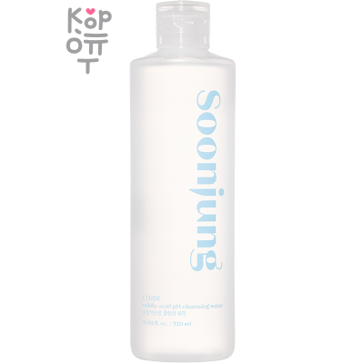 Etude House Soon Jung Cleansing Water - Вода для лица очищающая 320мл.