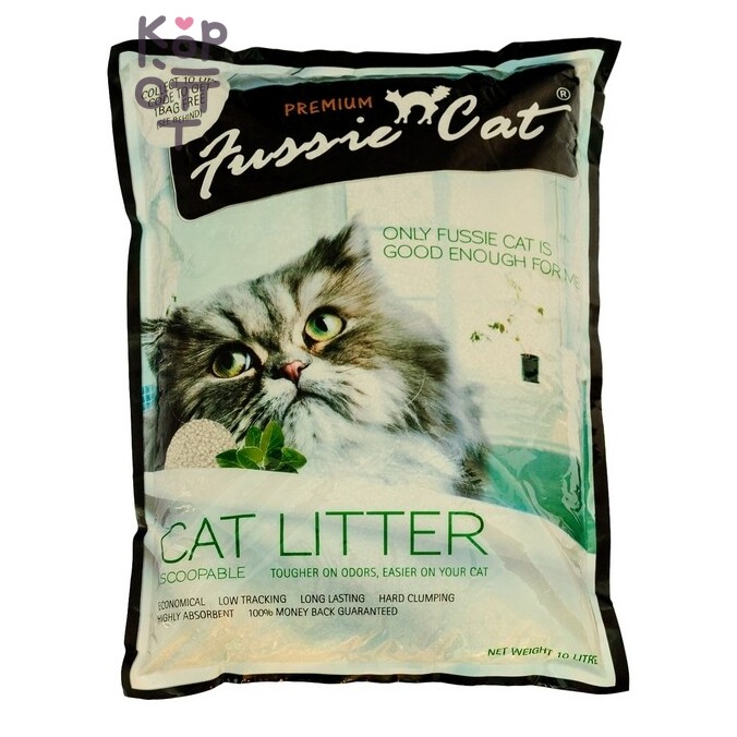 Fussie Cat без запаха — бентонитовый наполнитель для кошачьего туалета, 10 л