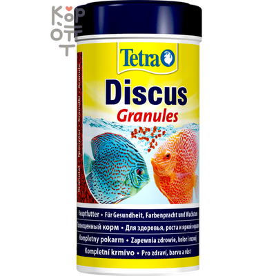 TetraDiskus корм для дискусов в гранулах 250мл.