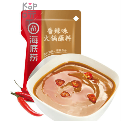 Haidilao hotpot dipping sauce weidie Spicy sesame sauce - Оригинальный кунжутный соус со вкусом кунжута, острый, 120гр.