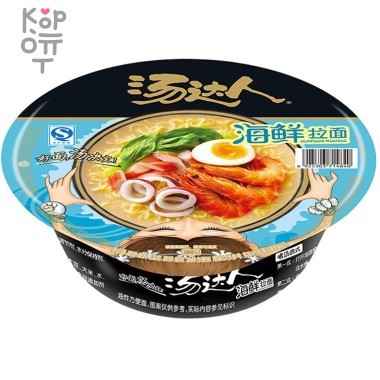 Лапша быстрого приготовления Uni-Tang Seafood ramen морской коктейль, 120гр. — Корейские товары для всей семьи(КорОпт)