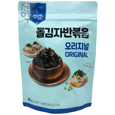 Kim's &amp; Lee's family - Морская капуста в хлопьях, с оригинальным вкусом, сушеная, обжаренная, 40гр.