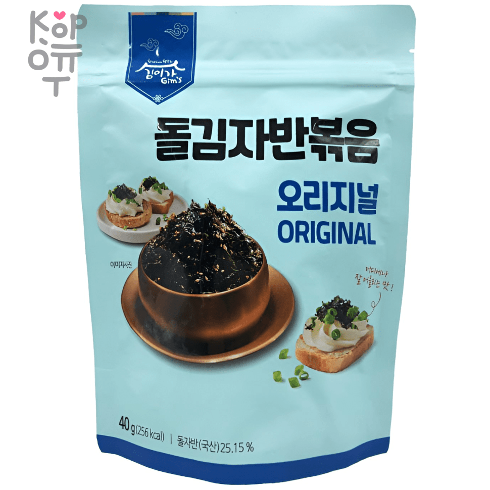 Kim's & Lee's family - Морская капуста в хлопьях, с оригинальным вкусом, сушеная, обжаренная, 40гр.