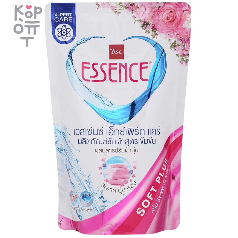 LION Essence X-PERT Detergent Liquid Soft Plus - Концентрированный гель для стирки, 600мл. 